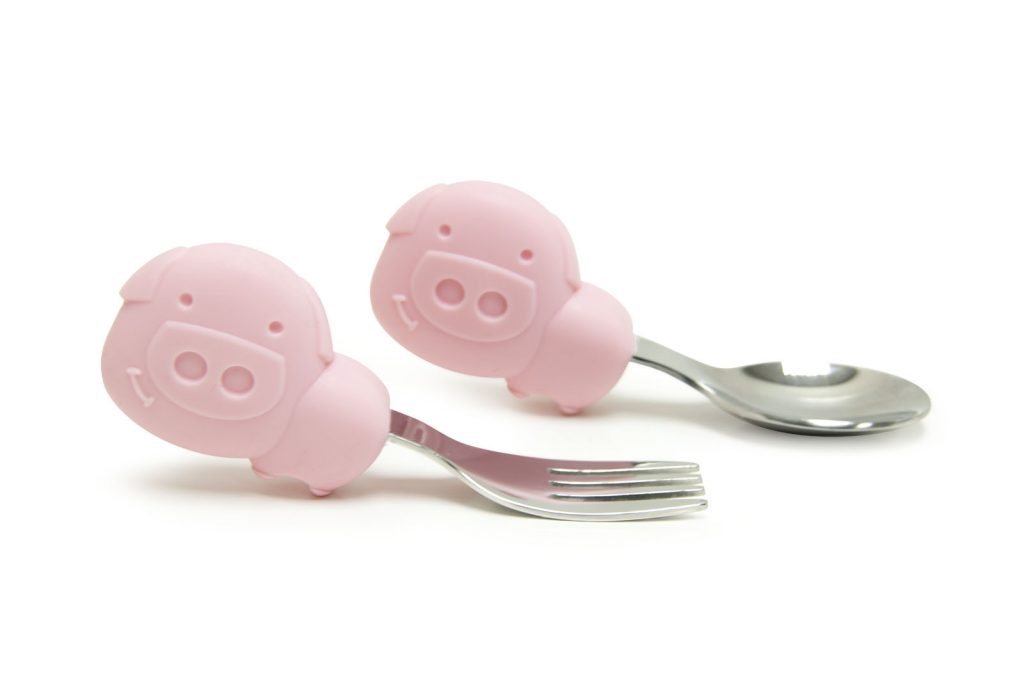 Pokey the Piglet baby spoons and fork set