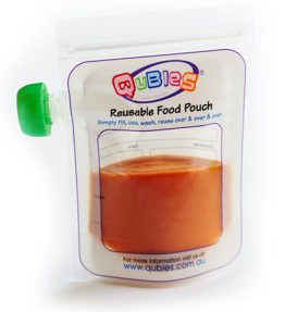 Qubies Reusable Food Pouch pack of 10