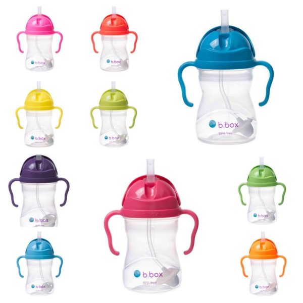 B.Box Sippy Cup Replacement Straw Kit unique different design and colours.