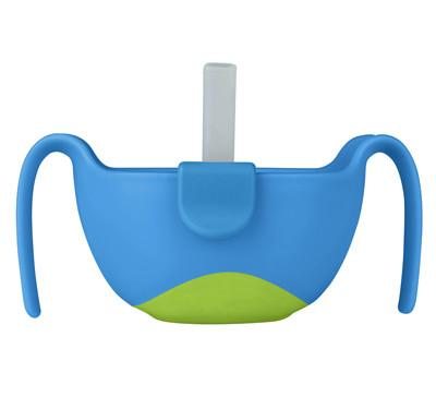 B.Box Ocean Breeze Bowl & Straw Original snack insert and very attractive colour.