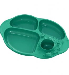 Marcus Marcus Yummy Dips Suction Divided Plate