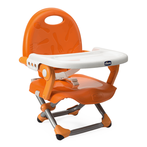 Chicco Mandarino Pocket Snack Booster Seat, fast set-up with an adjustable heights and tray.