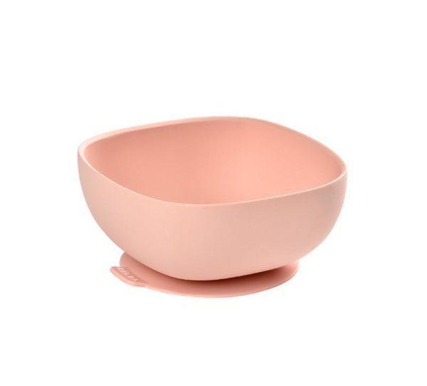 Silicone Suction Bowl pink