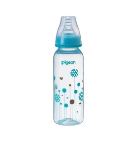 Pigeon Slim Neck Flexible™ Bottle 240ml Blue Balloons (PP)