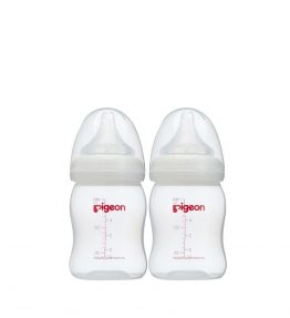 Pigeon Wide Neck SofTouch™ Bottle 160ml (PP) – Twin Pack