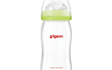 Pigeon Wide Neck SofTouch™ Bottle 240ml (GLASS)