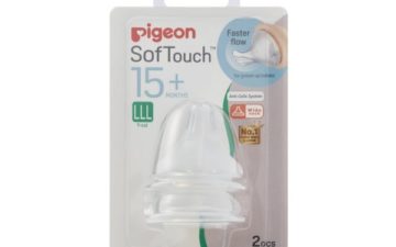 Pigeon Wide Neck SofTouch™ Peristaltic PLUS Teat - LLL