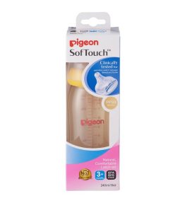 Pigeon Wide Neck SofTouch™ Bottle 240ml (PPSU)