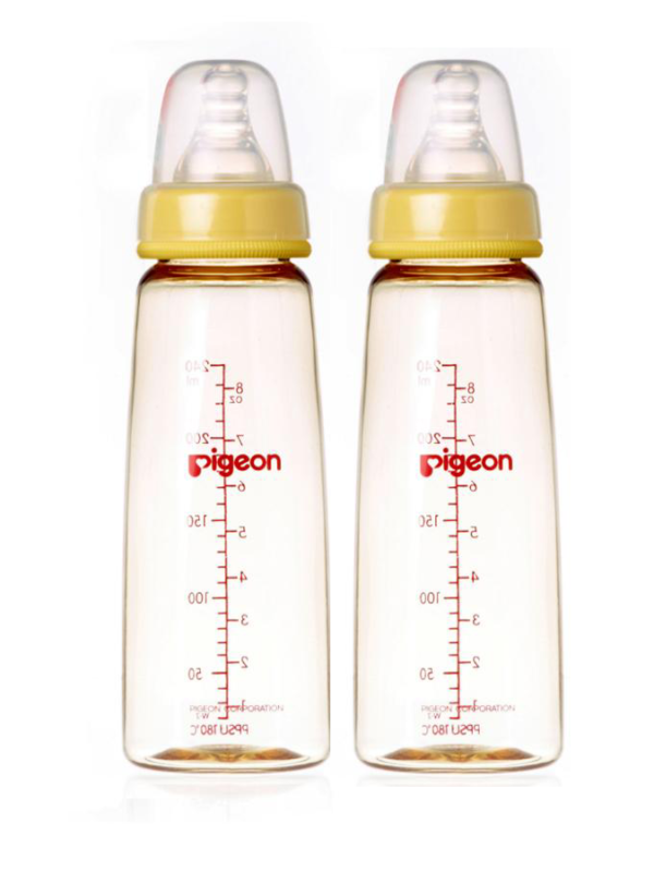 Slim Neck Flexible™ Bottle 240ml (PPSU) Twin