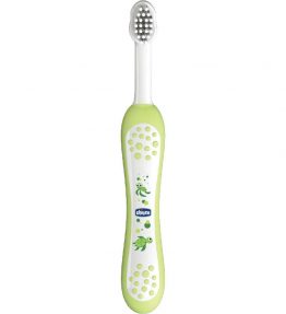 Chicco Nursing Oral Care: Toothbrush 6-36m Green
