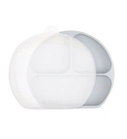 Bumkins Silicone Grip Dish with Lid